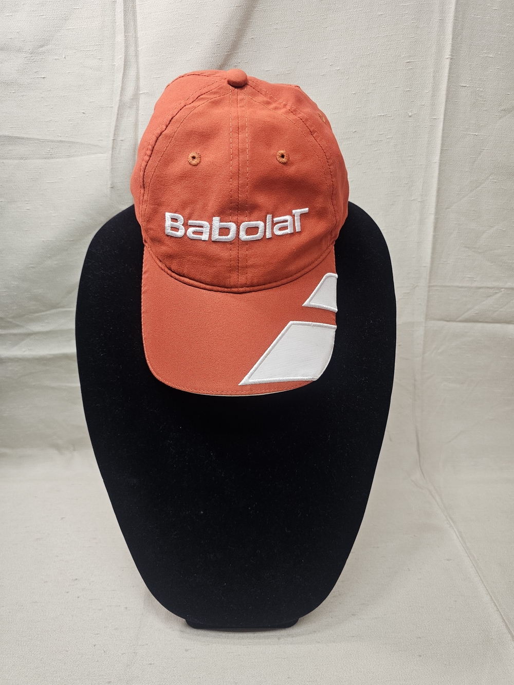 Babolat Orange And White Adjustable Adult Unisex Tennis Cap